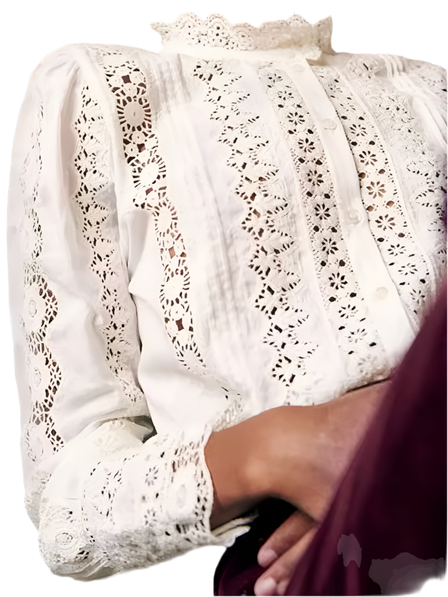 Off white embroidered shirt