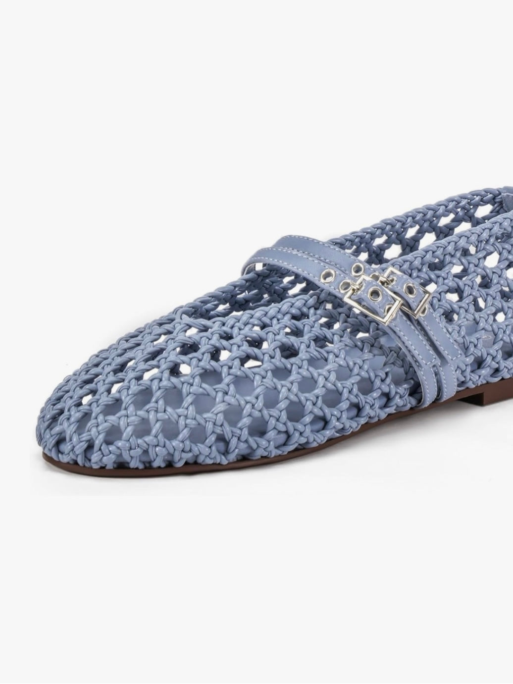 Ballet net straps flats shoes