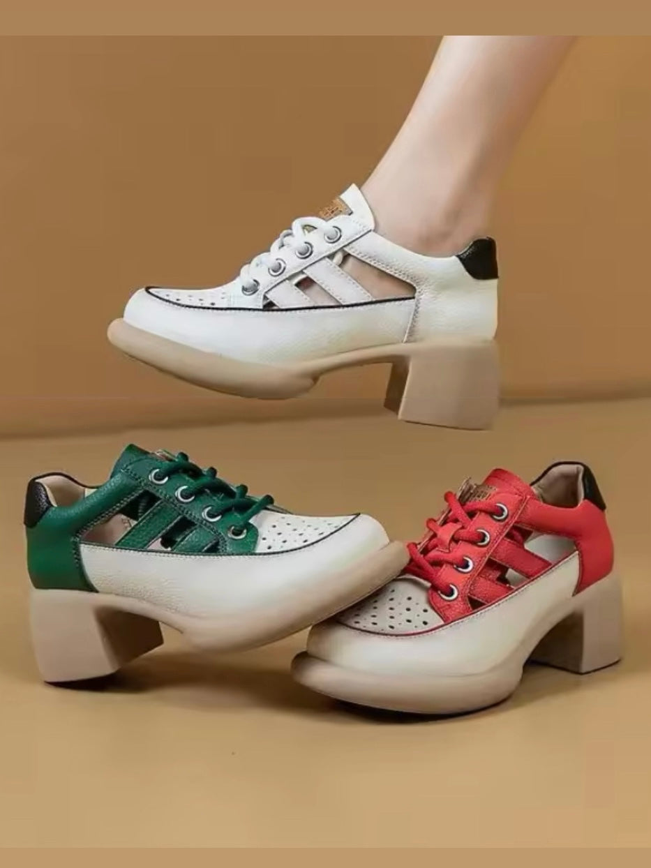 Off white loafers platform shoes