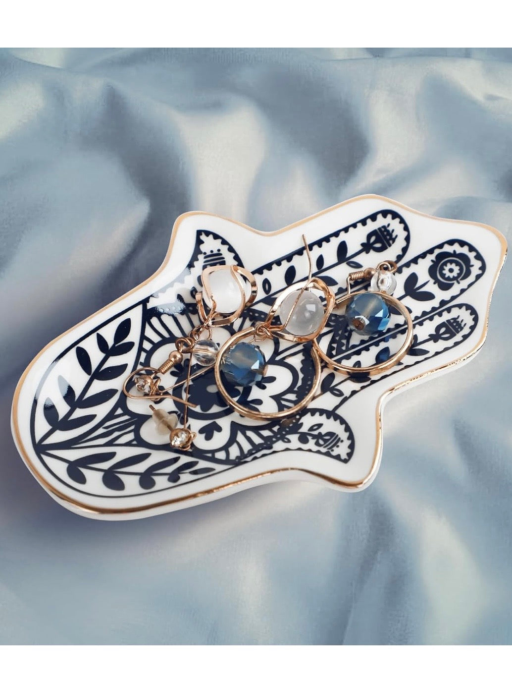Mahjong Hamsa set of 2 hand dice holder accessories