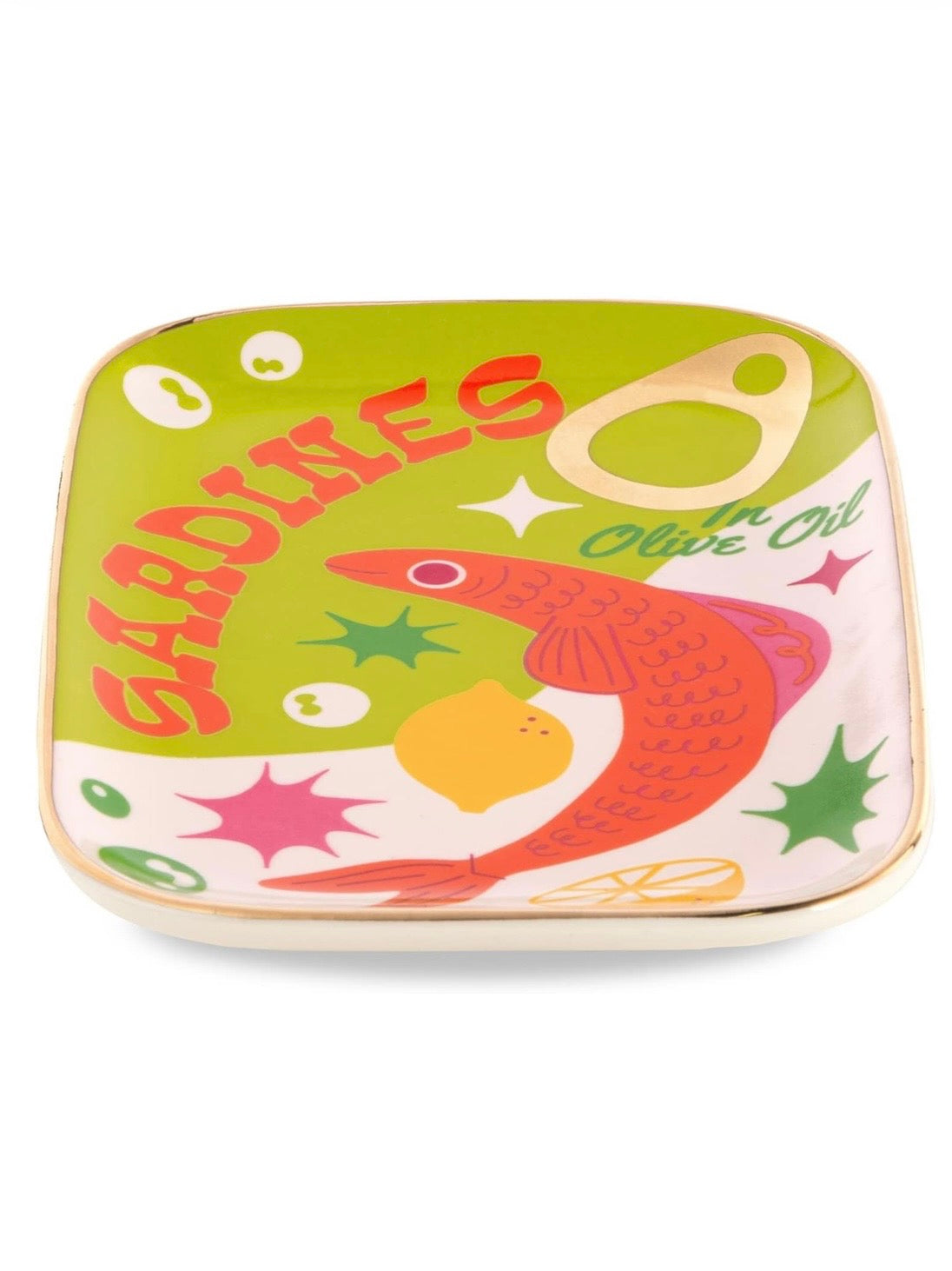 Mahjong rectangle sardines plate dice holder accessories