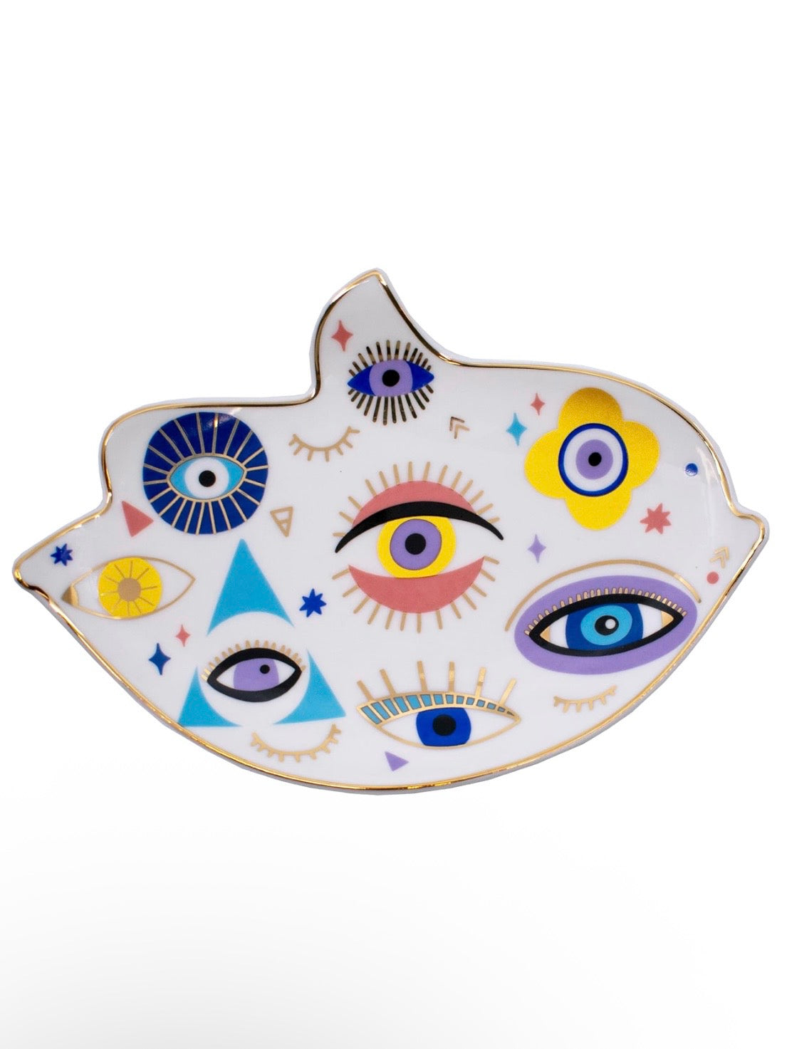 Mahjong white eyes hamsa dice holder accessories