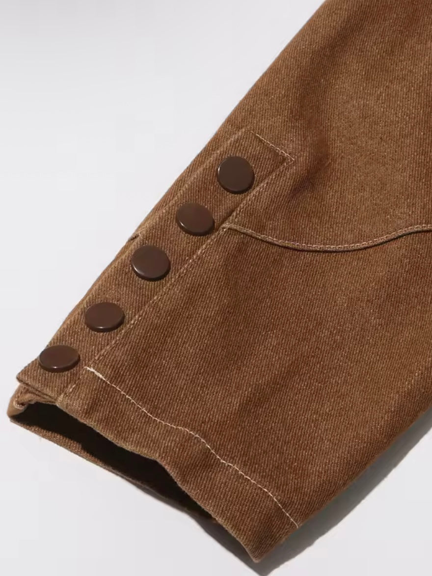 Brown set of 2, Jacket and pants