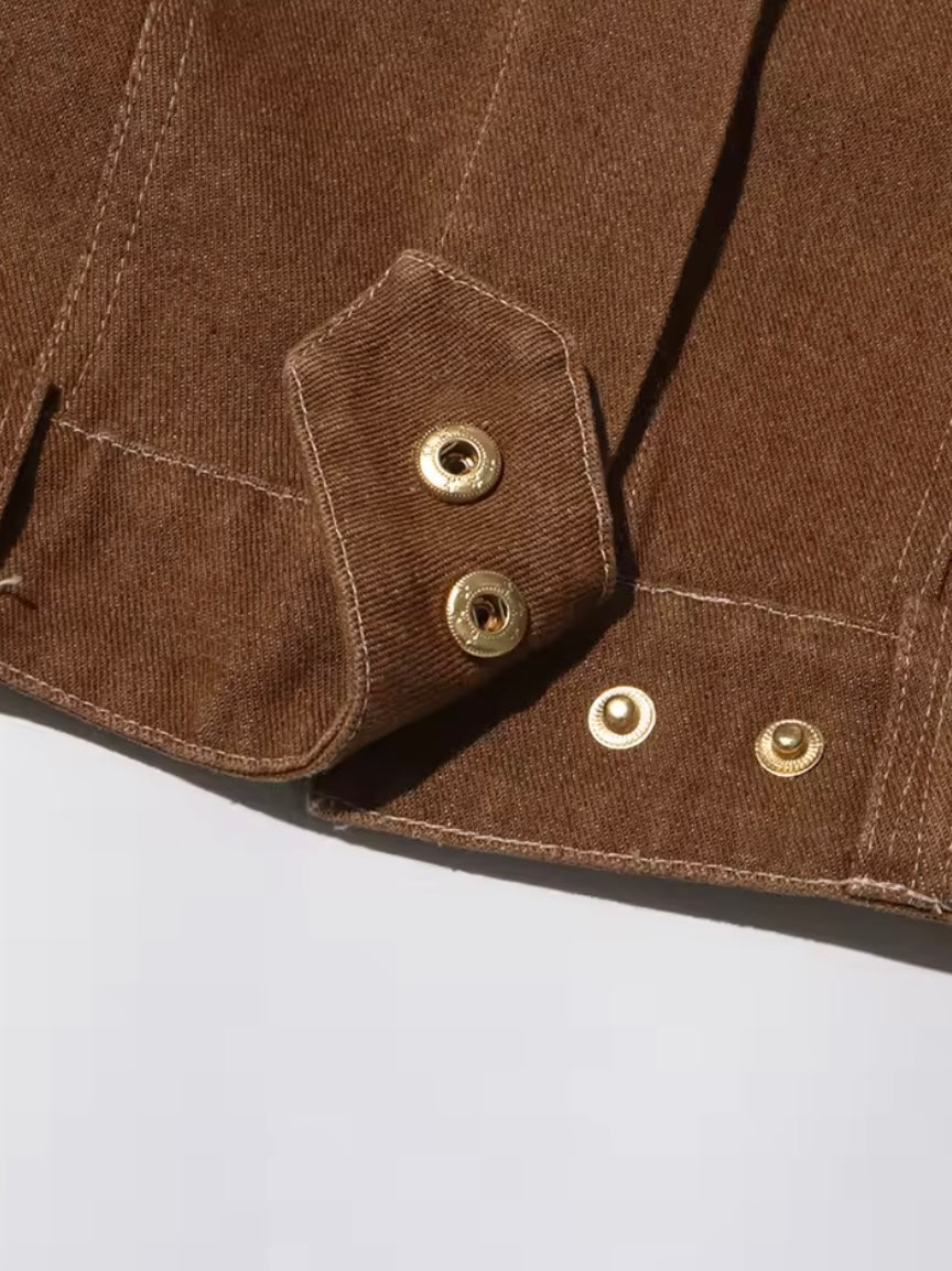 Brown set of 2, Jacket and pants