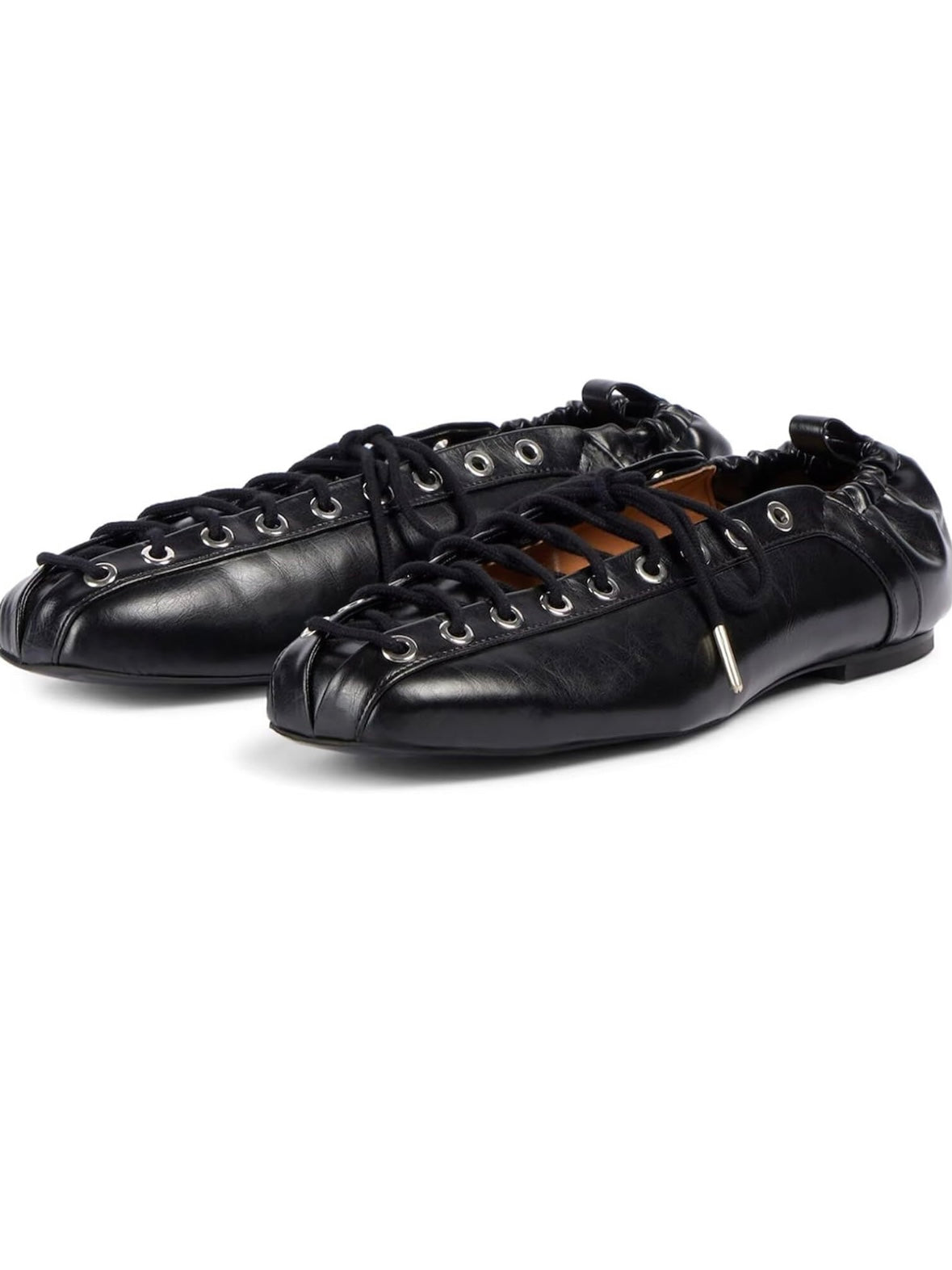 Front tied flats shoes adjustable