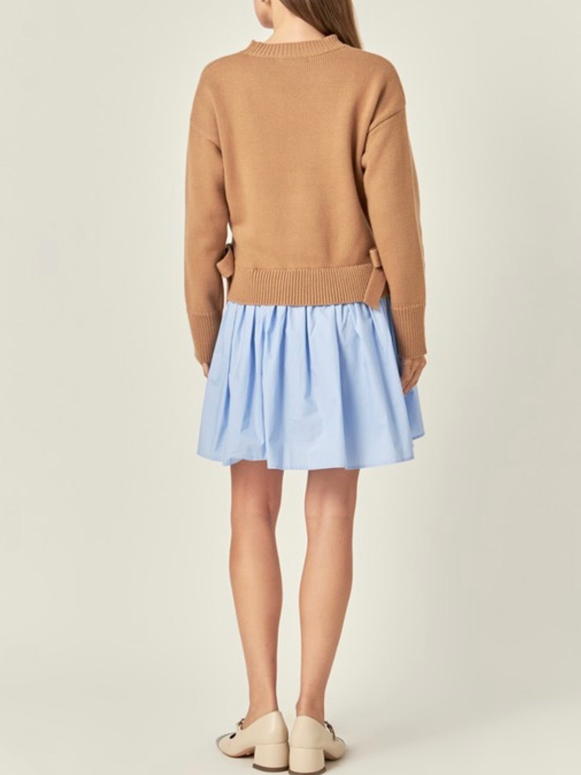 Brown coffee tied sweater