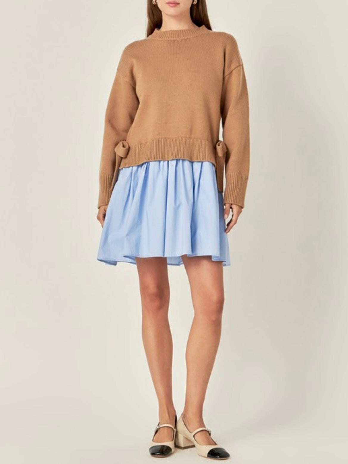Brown coffee tied sweater