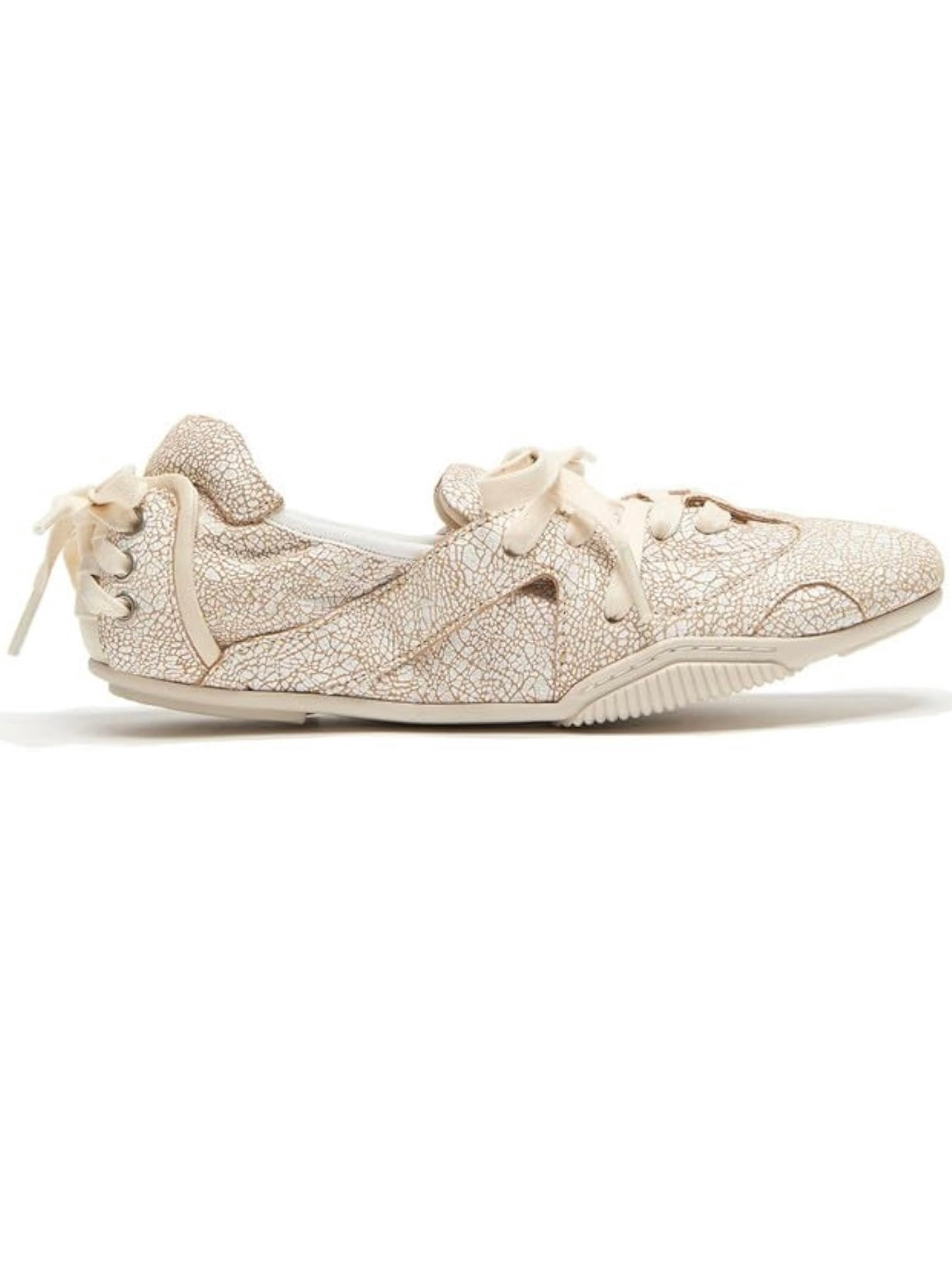 Solid colors Front tied flats shoes adjustable