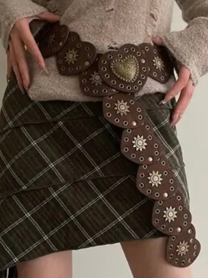 Turquoise boho belt