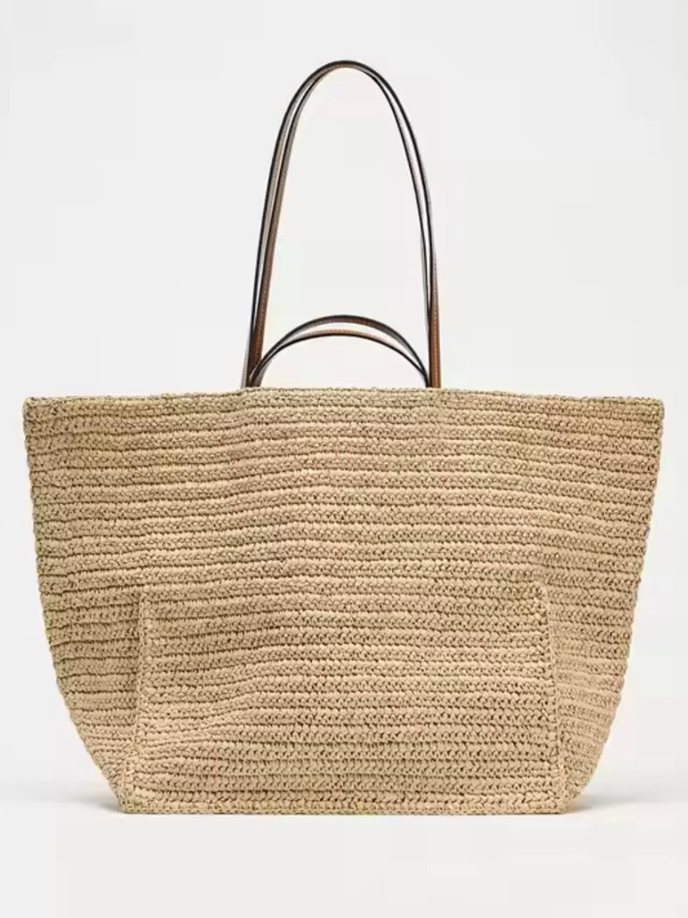 Big raffia beach bag