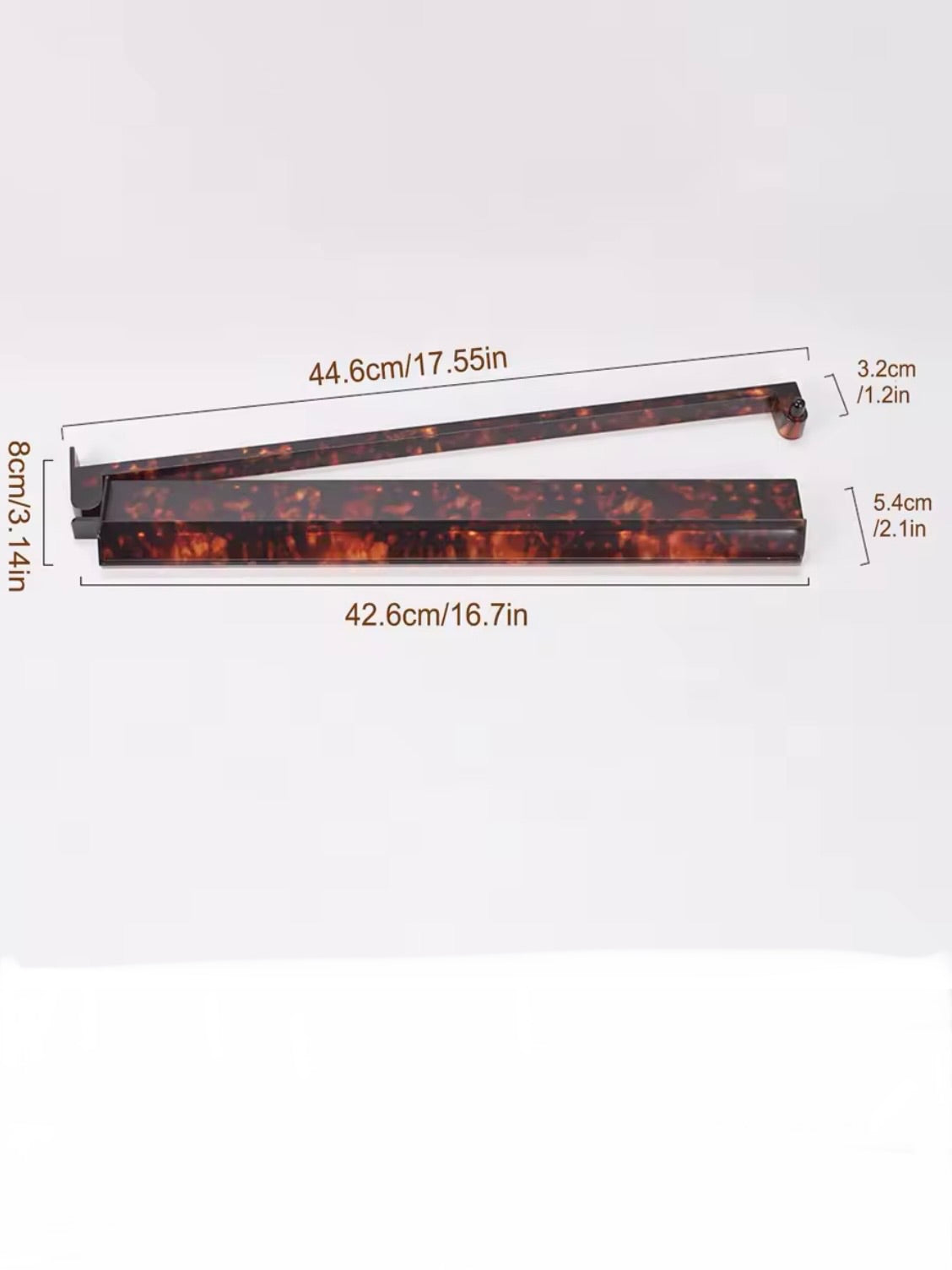 Mahjong brown tortoiseshell painted tiles racks set of 4