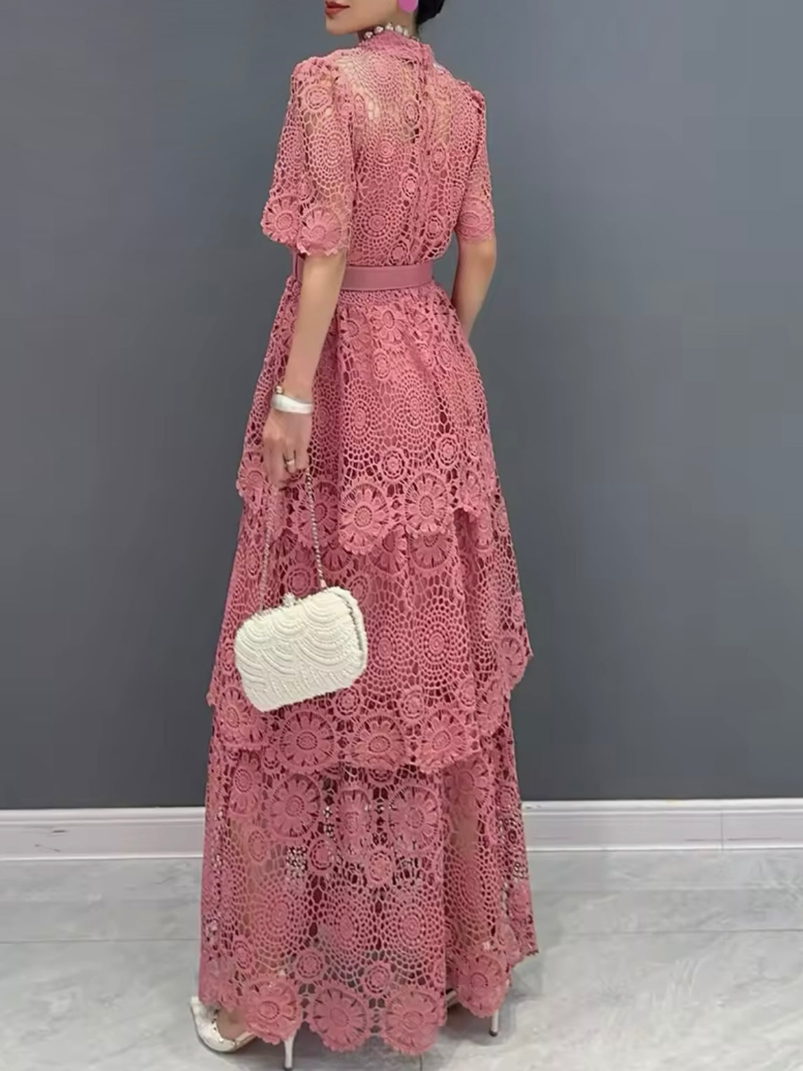 Solid colors maxi dress