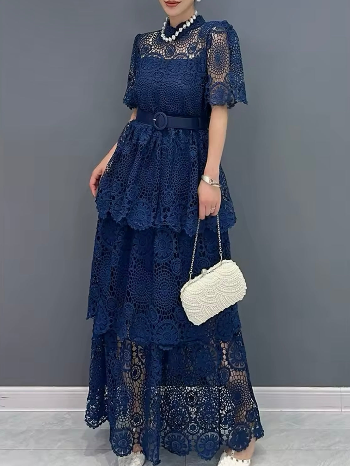 Solid colors maxi dress