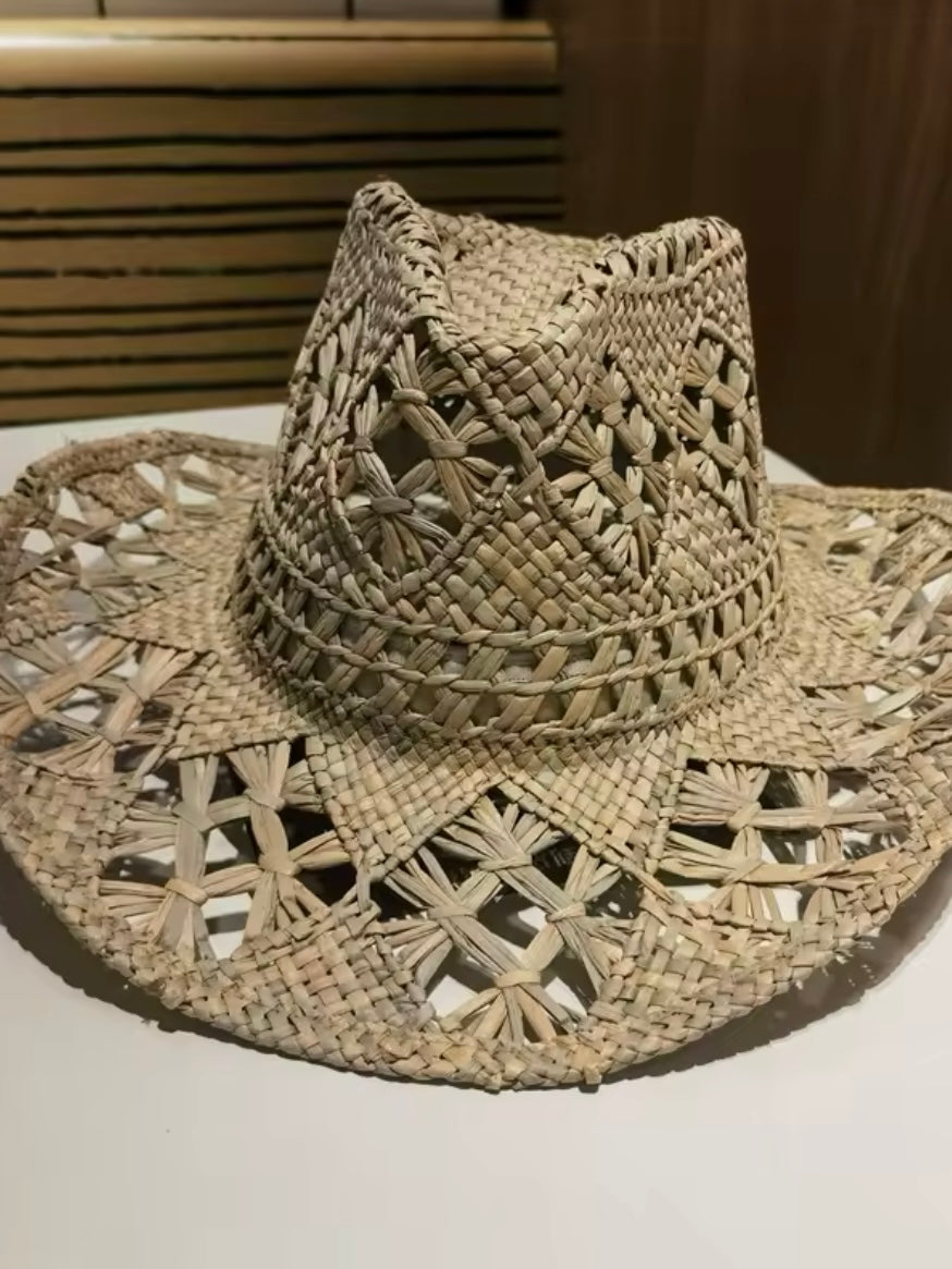 Brown accessories straw hat