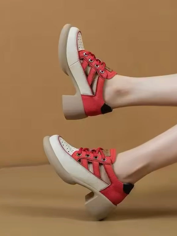 Off white loafers platform shoes