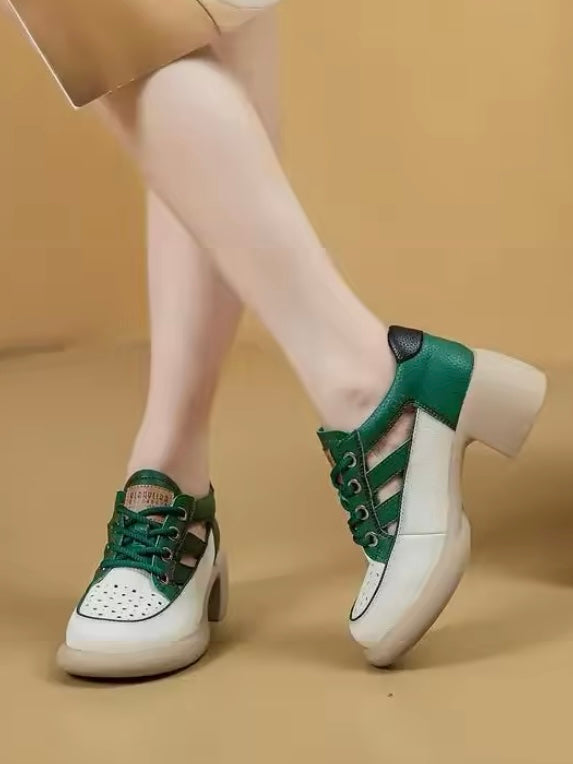 Off white loafers platform shoes