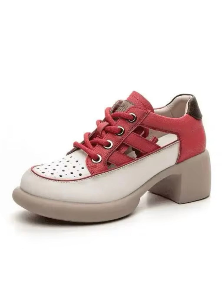 Off white loafers platform shoes