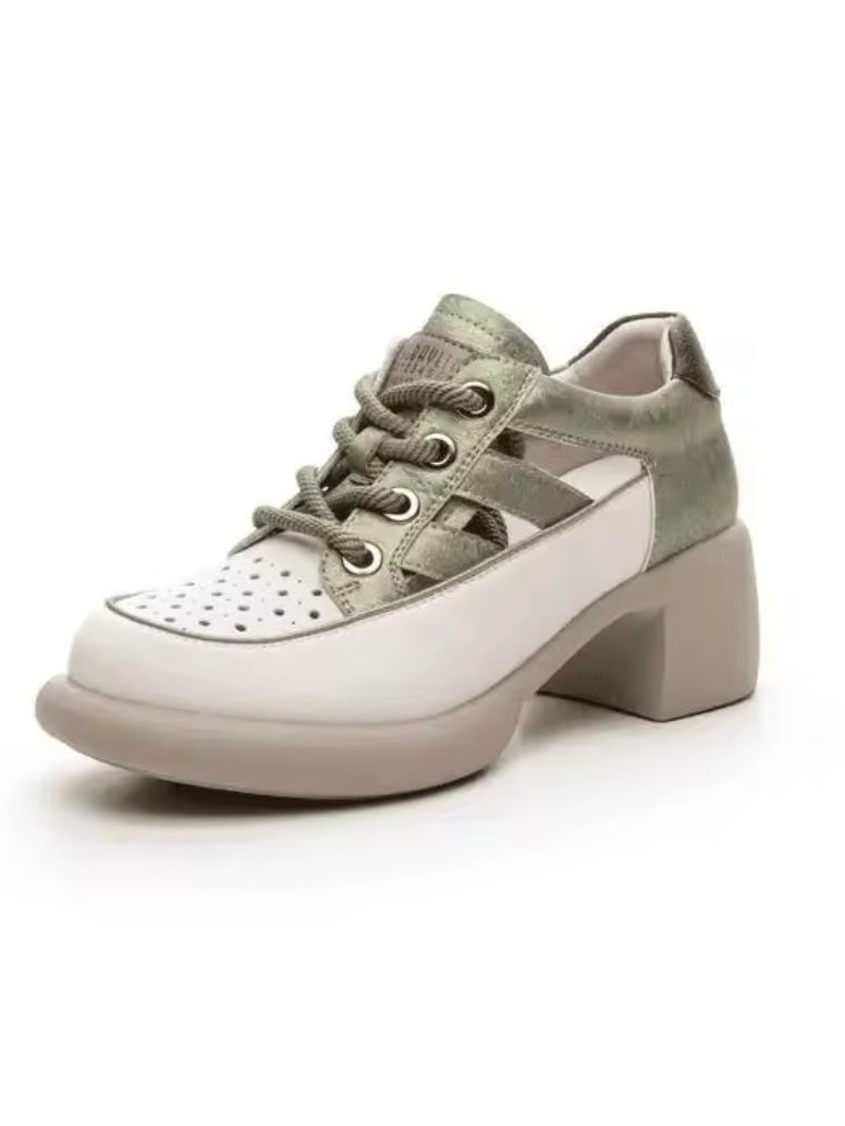 Off white loafers platform shoes