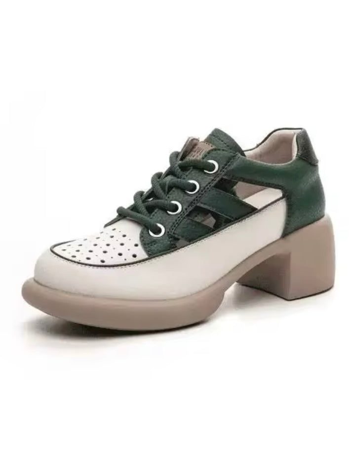 Off white loafers platform shoes