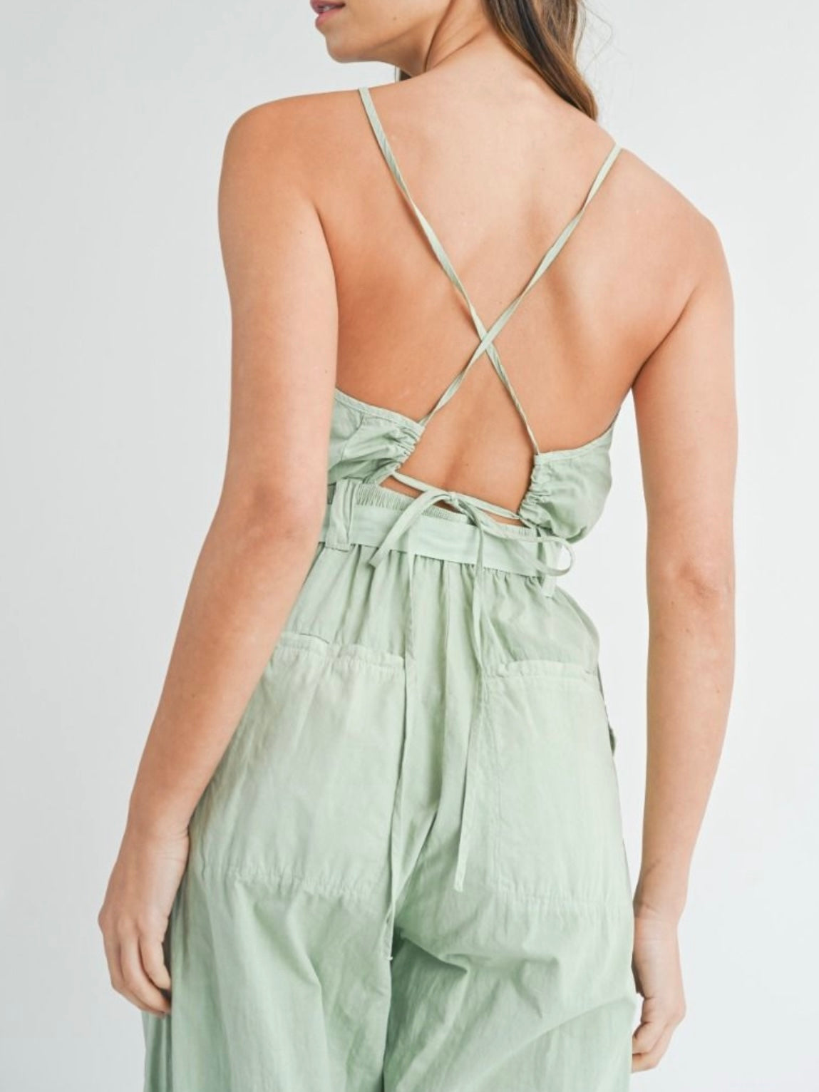 Light green jumpsuit