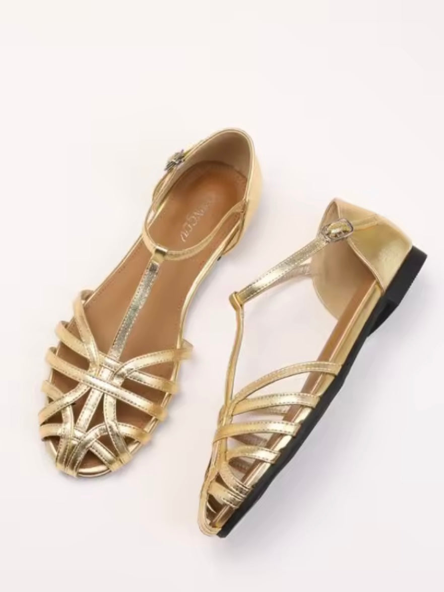 Gladiator solid colors flat sandals