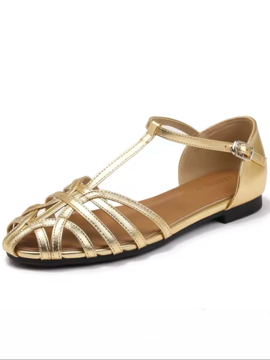 Gladiator solid colors flat sandals