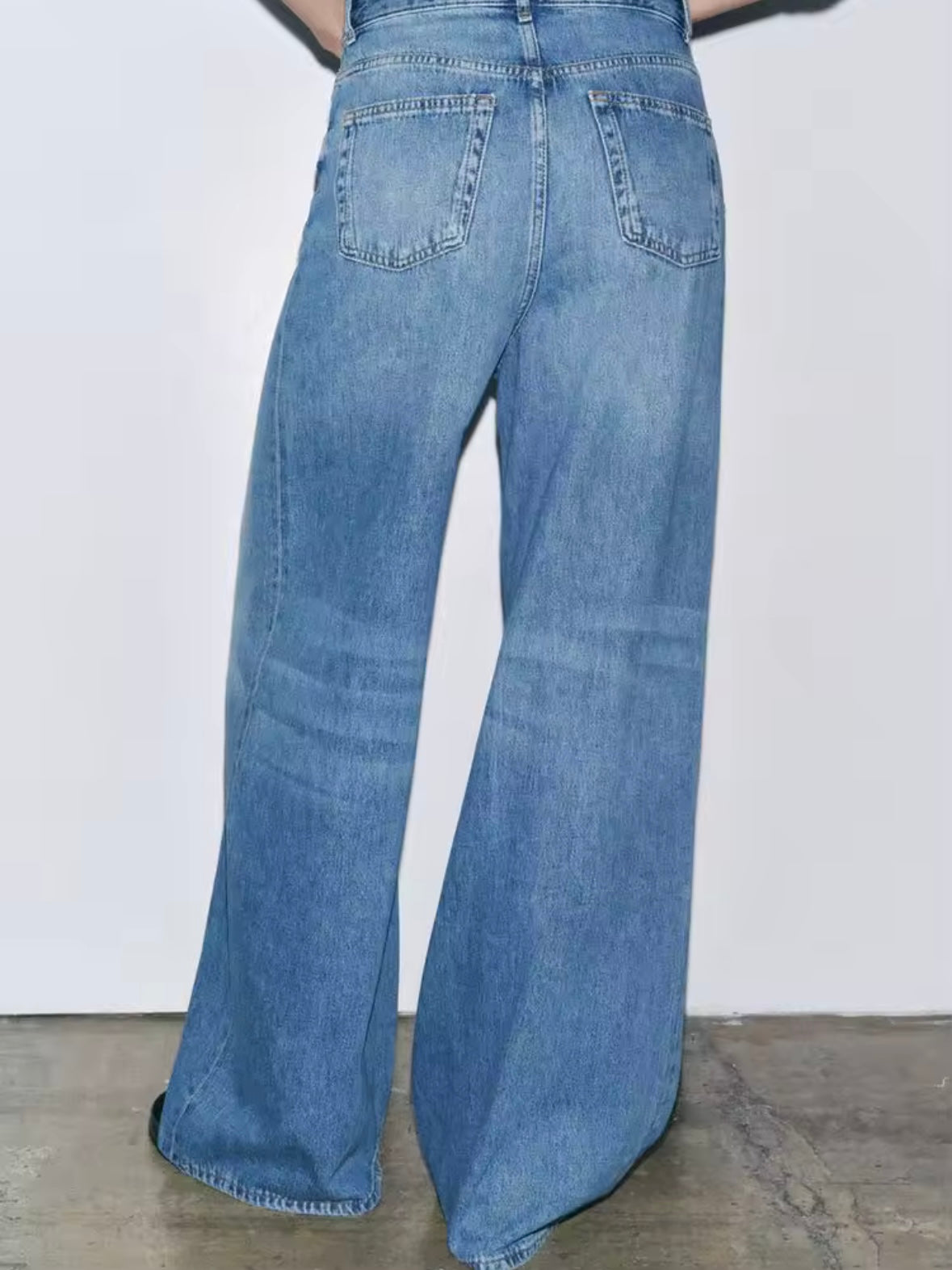 Blue denim fabric set of 2 shirt and pants