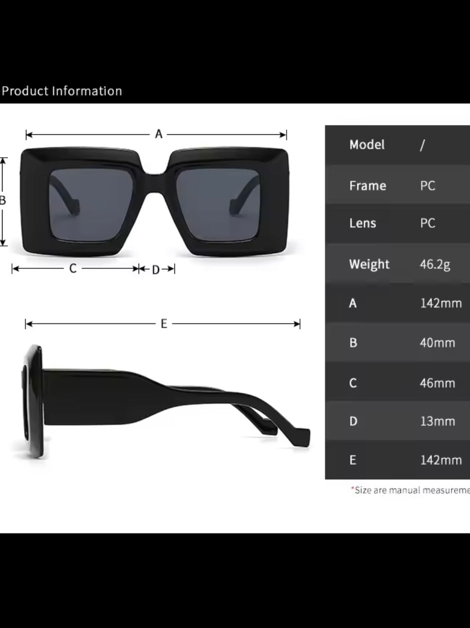 Big square sunglasses