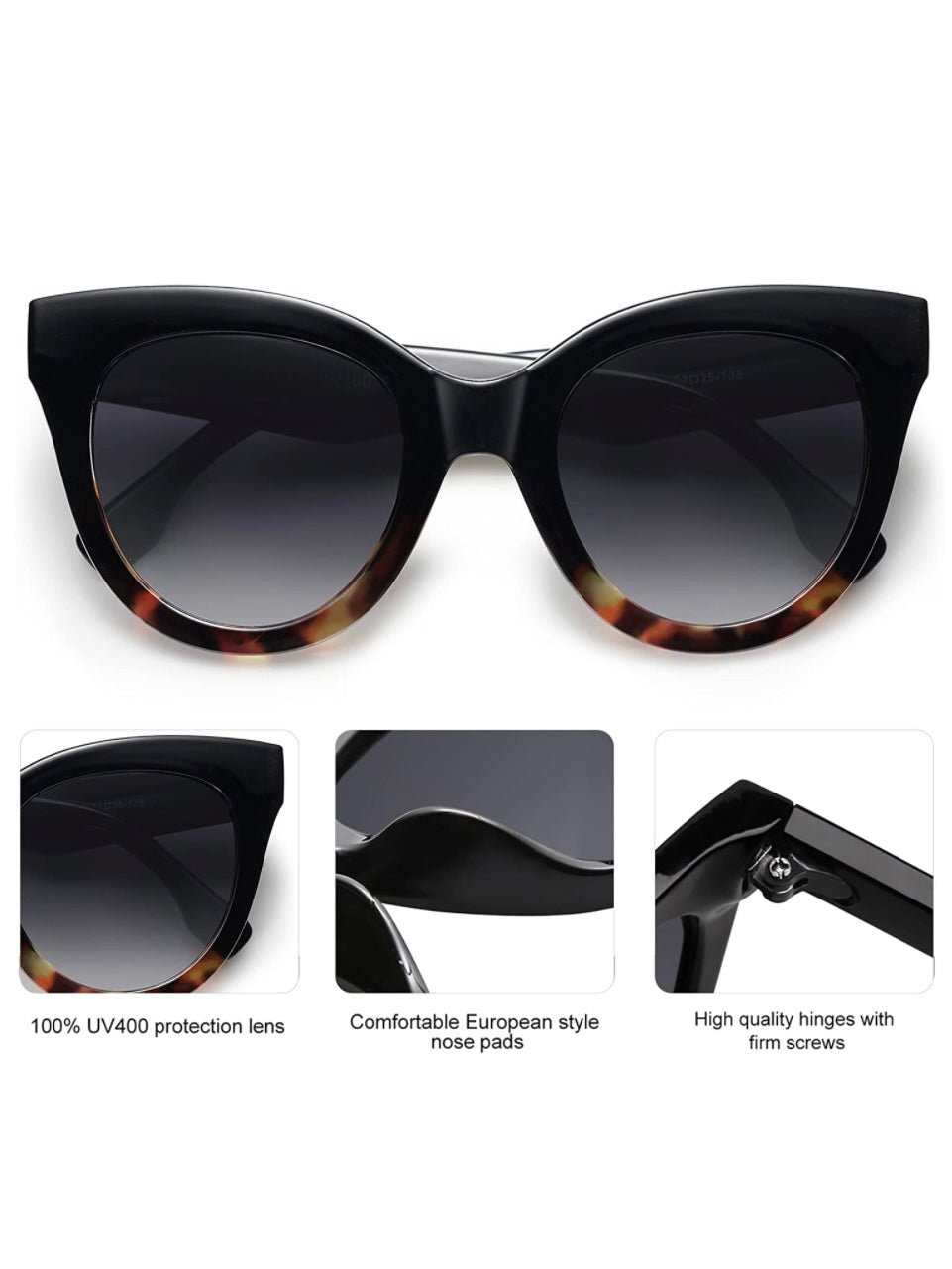 Black tortuga square sunglasses - Wapas