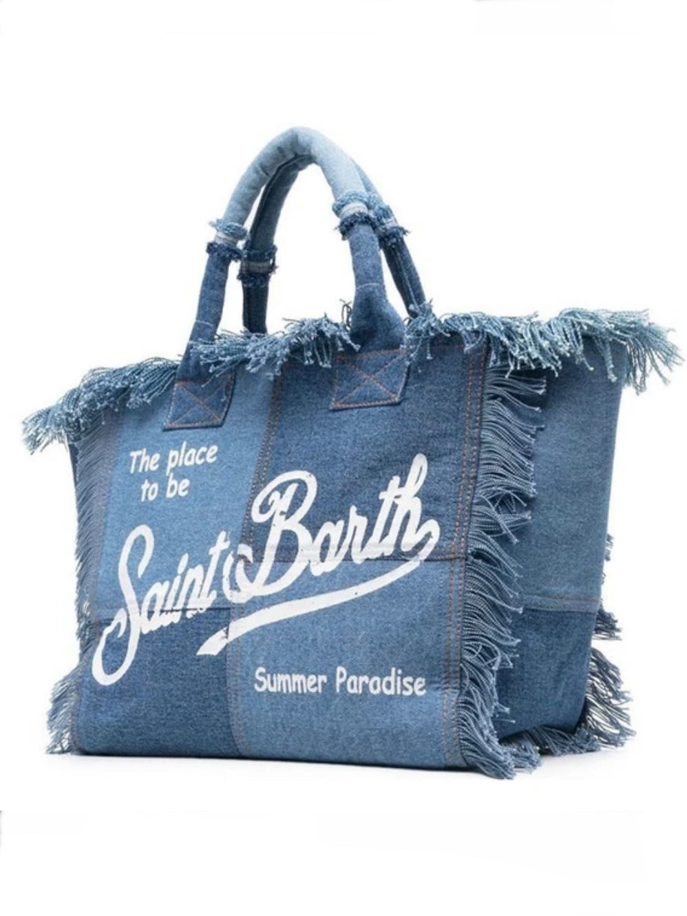 Denim big Saint Barts boho handbag - Wapas