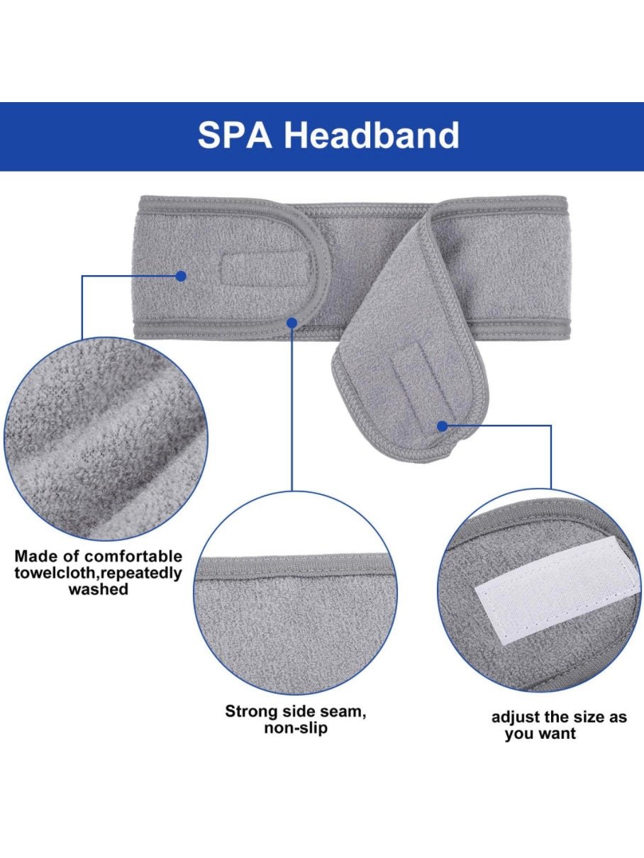 Gray facial headband - Wapas