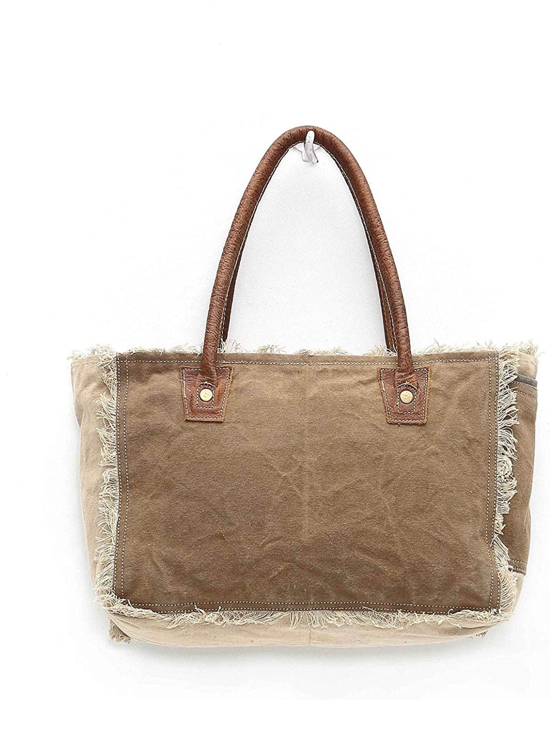 Khaki canvas bag - Wapas
