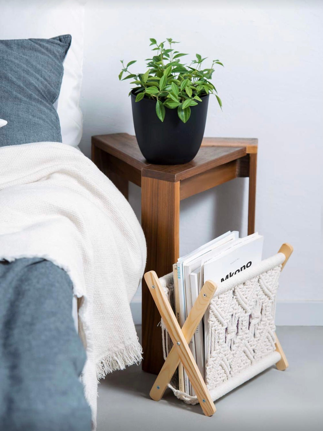 Macrame magazine rack - Wapas