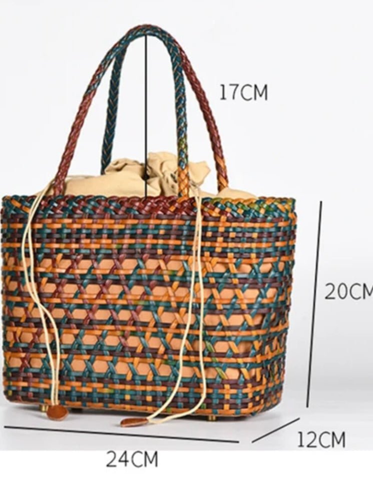 Medium straw handbag - Wapas
