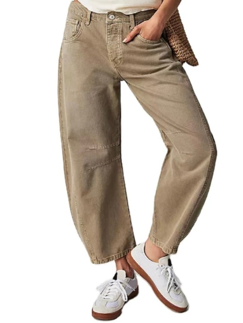 Oversized beige baggy jeans - Wapas