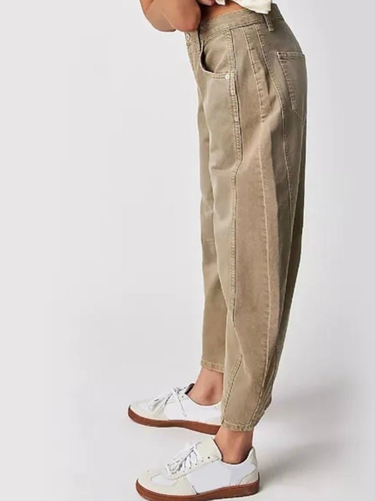 Oversized beige baggy jeans - Wapas