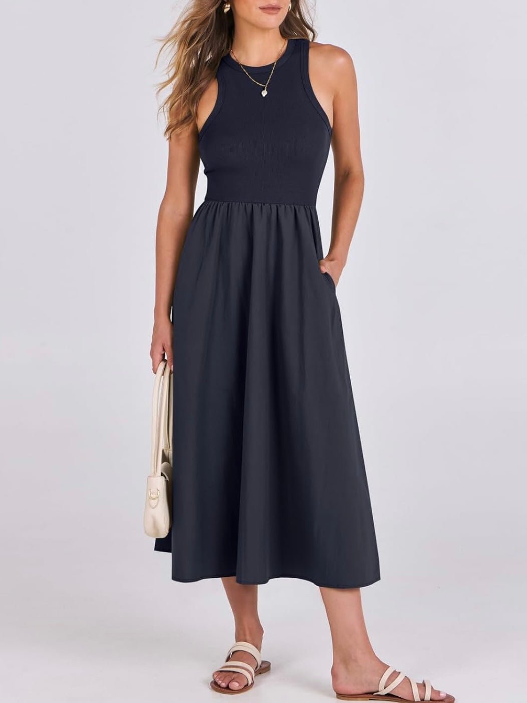 Racerback midi dress - Wapas