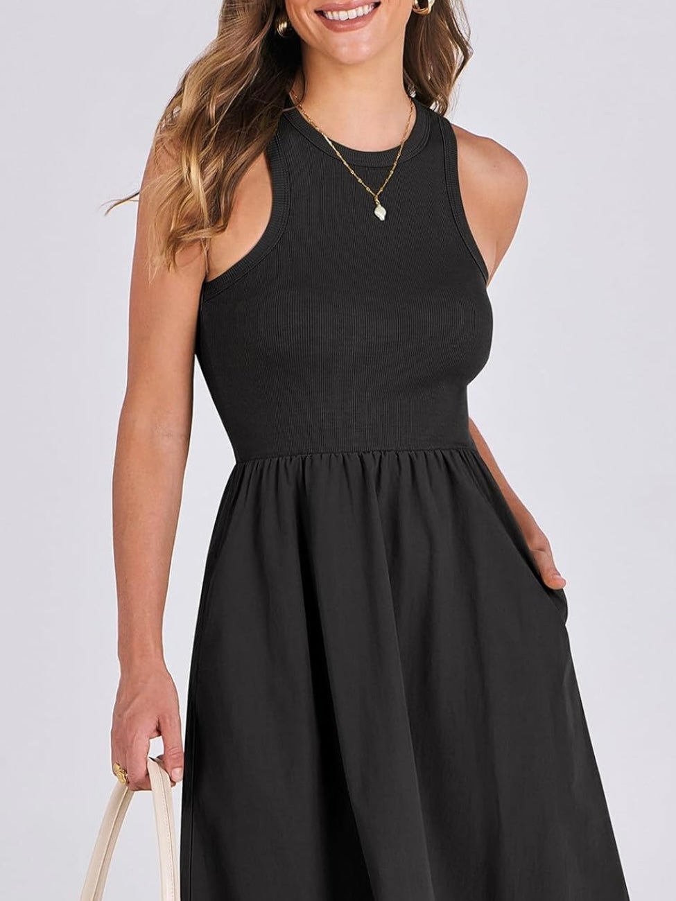 Racerback midi dress - Wapas