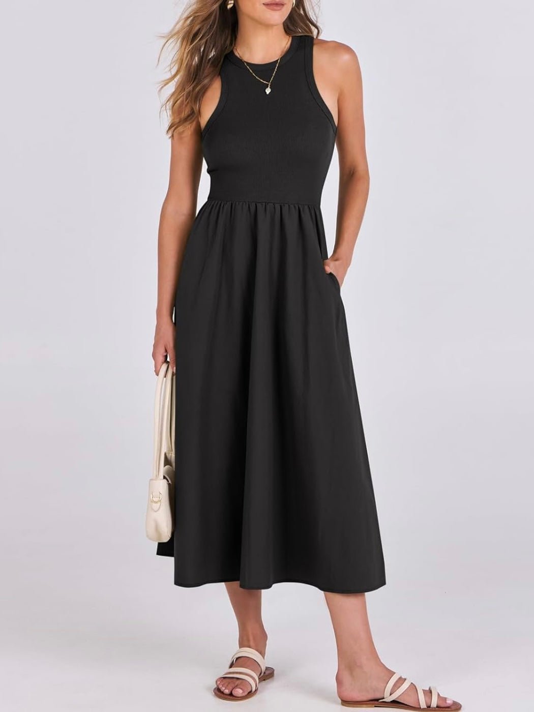 Racerback midi dress - Wapas