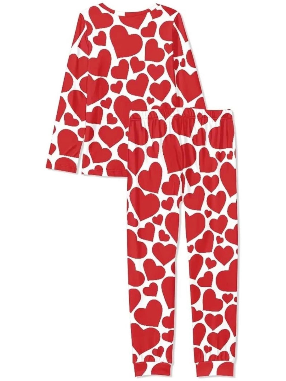 Red hearts pijama set - Wapas