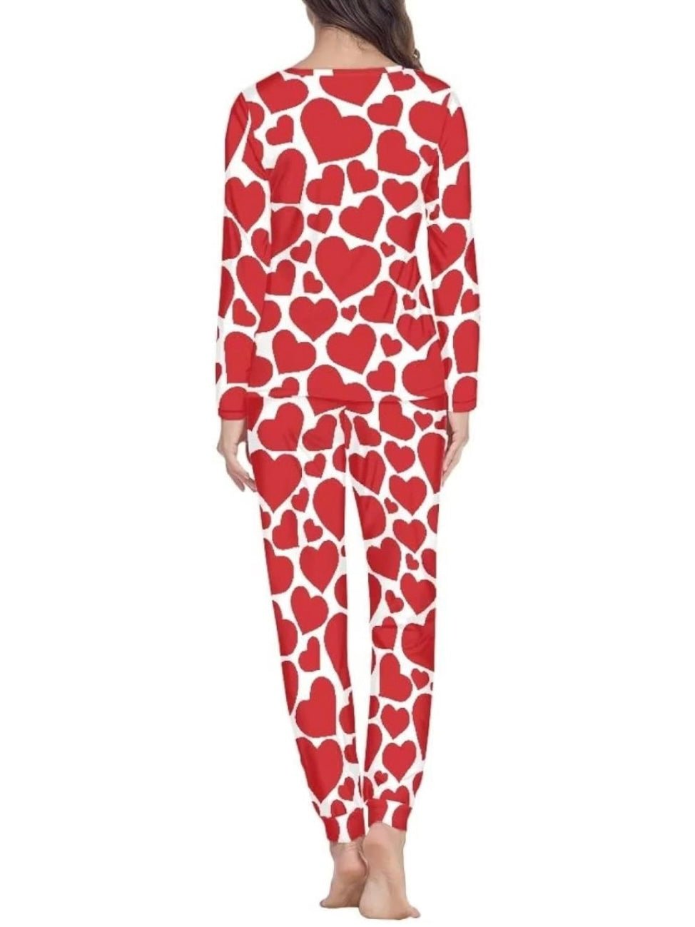 Red hearts pijama set - Wapas