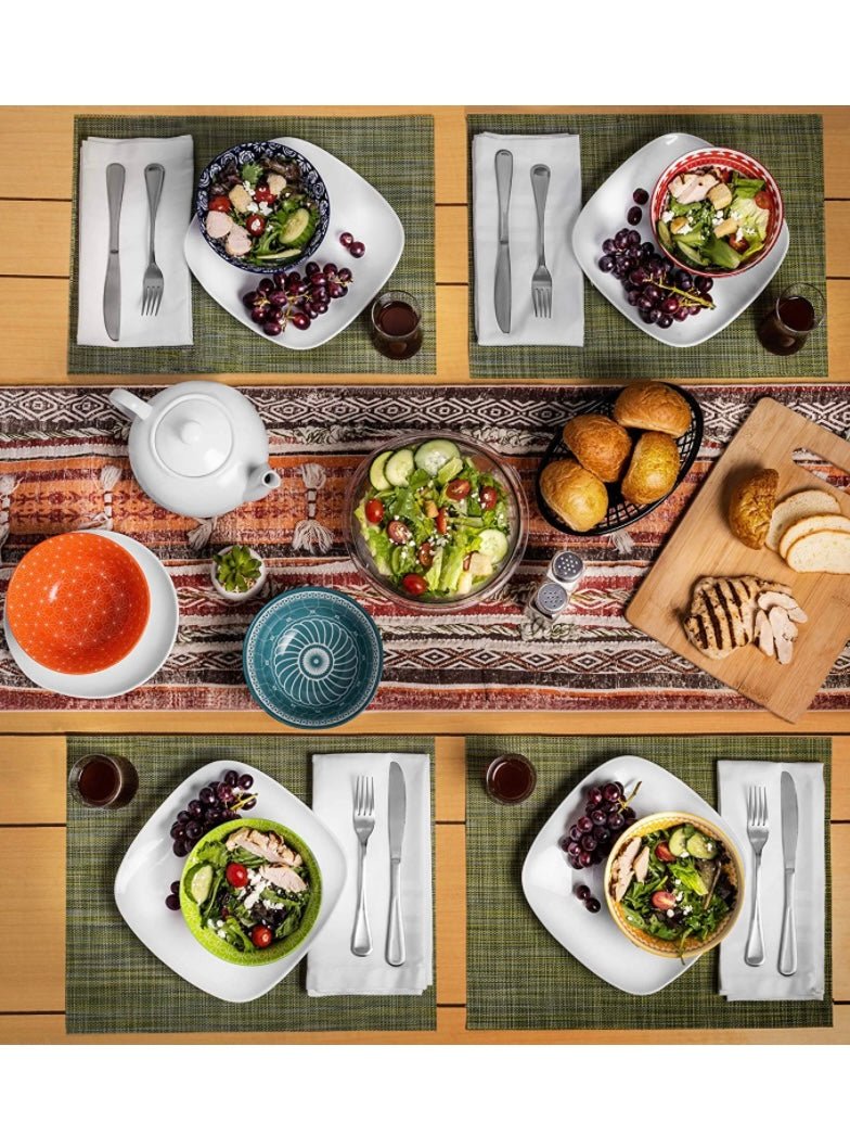Set of 6 multicolored ceramic bowls - Wapas