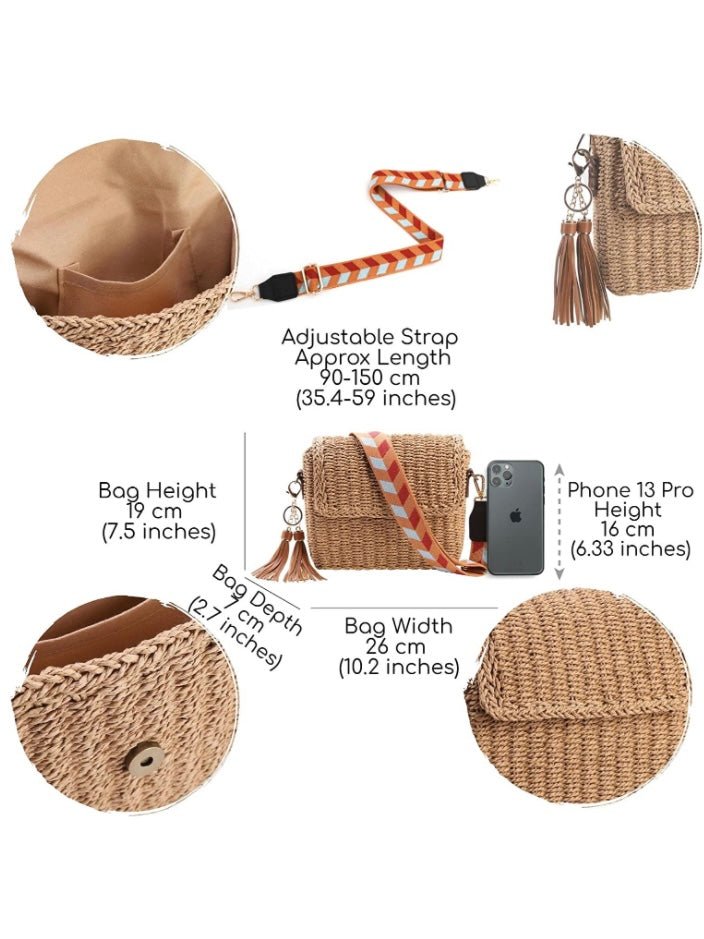 Summer strap boho handbag - Wapas