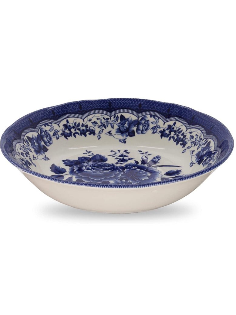 White and blue flowers pattern royal dinnerware - Wapas