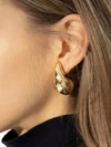 Golden drops earrings