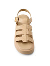 Beige Roman polyurethane sandals
