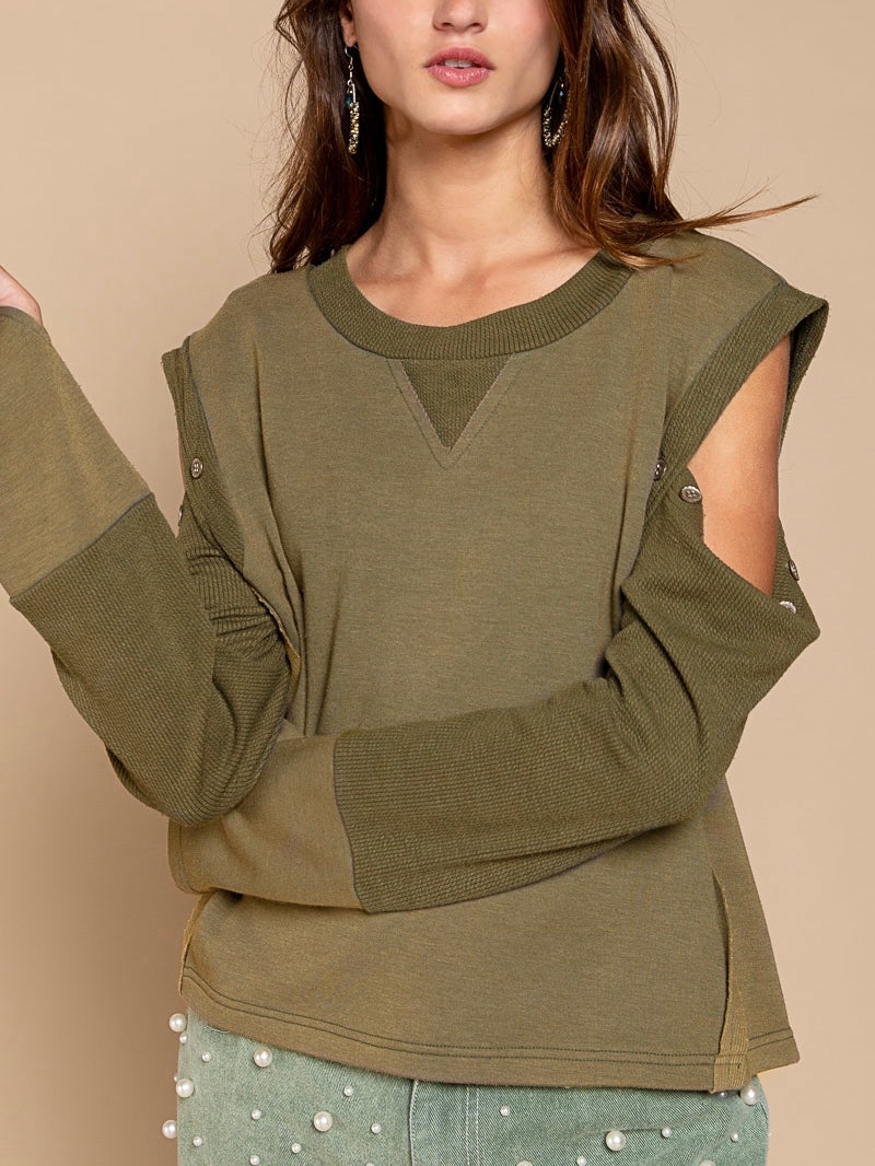Pullover cutout