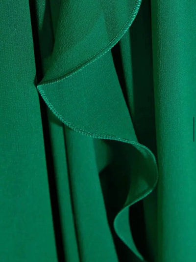 Green emerald events maxi dress