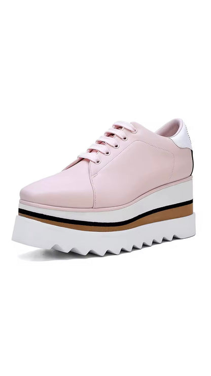 Lace up solid colors oxfords