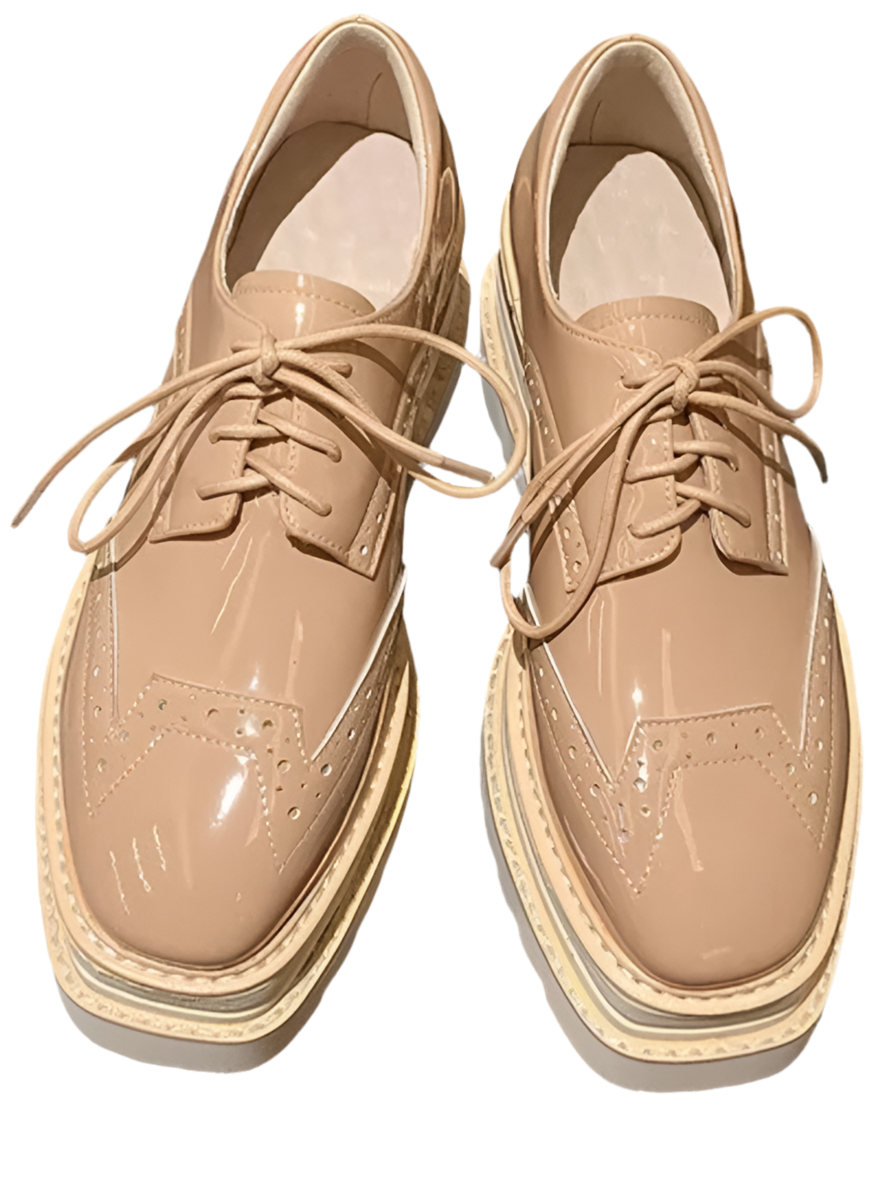 Lace up solid colors oxfords